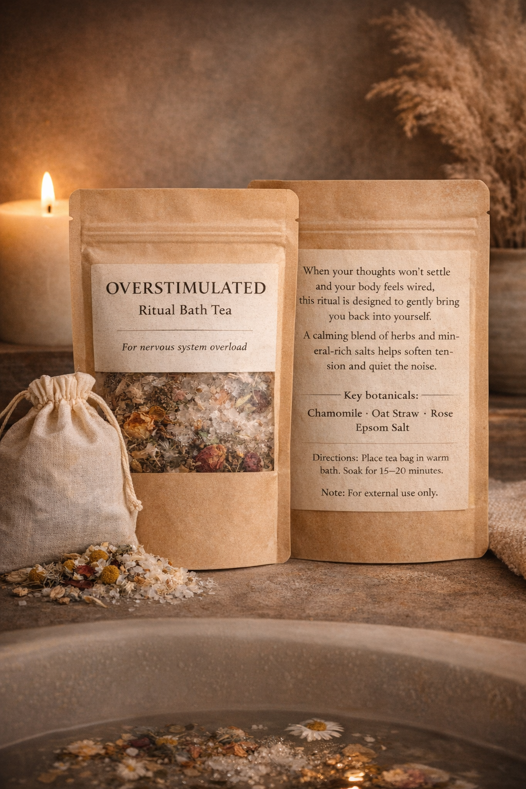 Overstimulated Bath Tea Bag