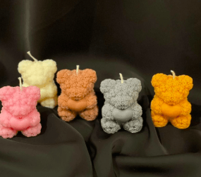 Teddy Bear Candle for Cozy Comfort and Warmth
