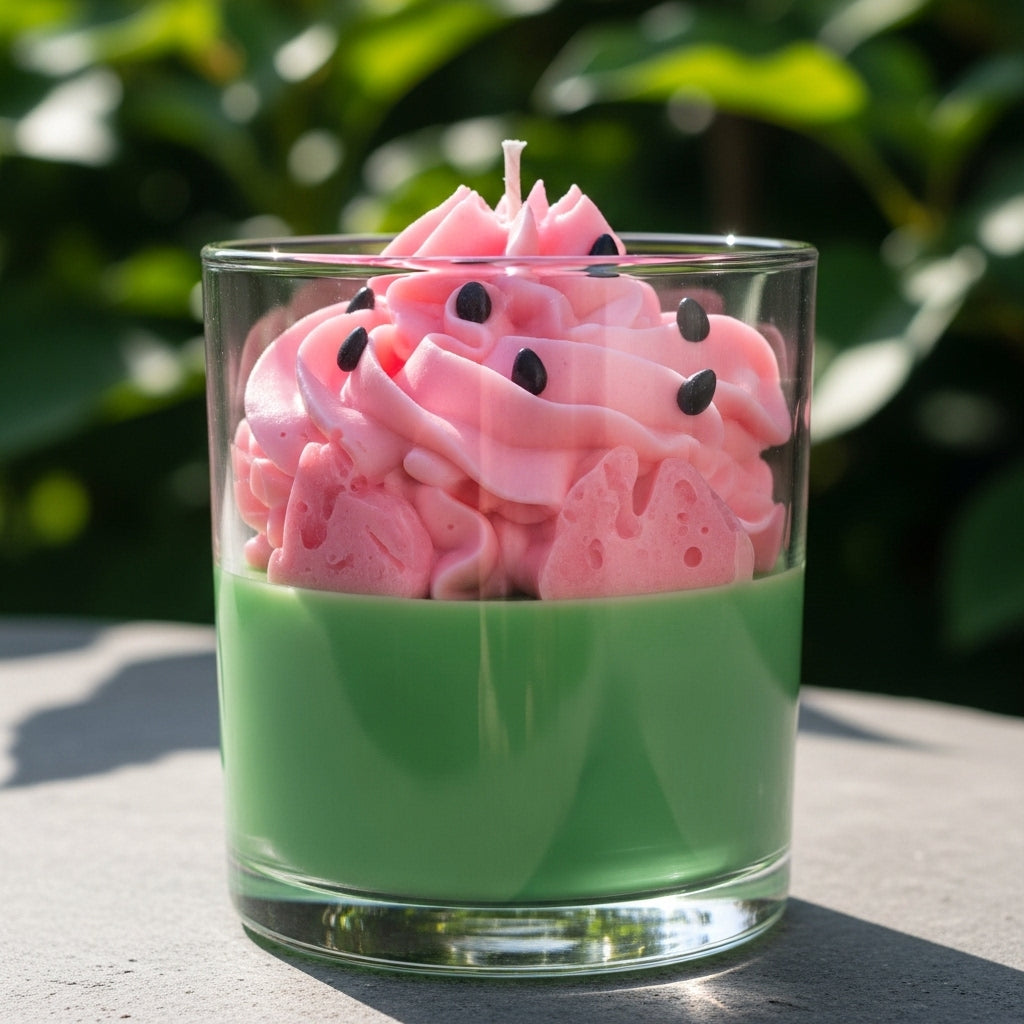 Watermelon Scented Candle and Cheerful Atmosphere