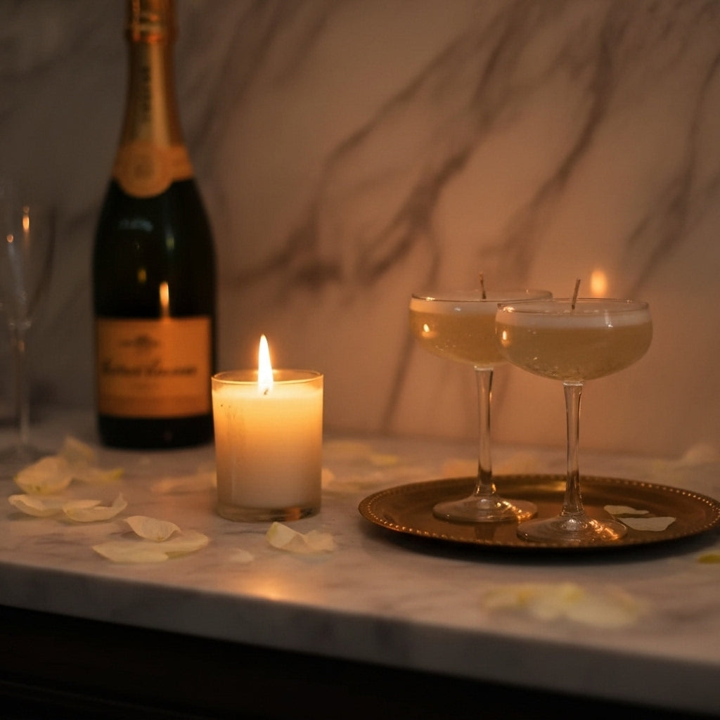 Champagne Candle for Celebrations