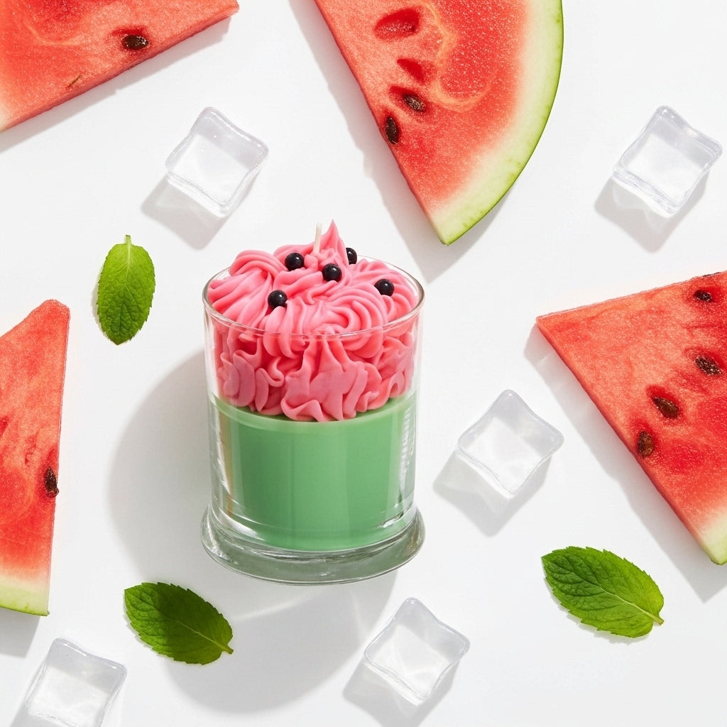 Watermelon Scented Candle and Cheerful Atmosphere