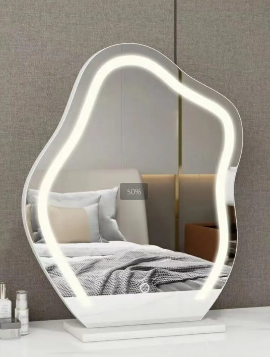 Large Makeup Mirror Cloud Shape