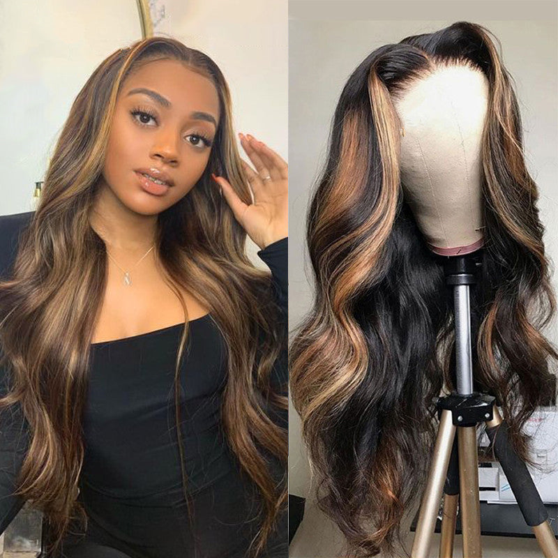 Women's Fashion Foreign Trade Wigs, Long Curly Hair