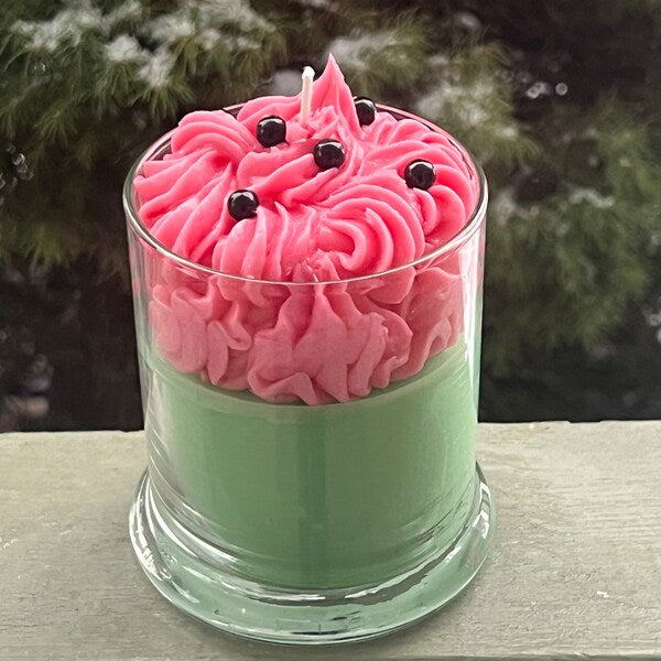 Watermelon Whipped Cream Candle