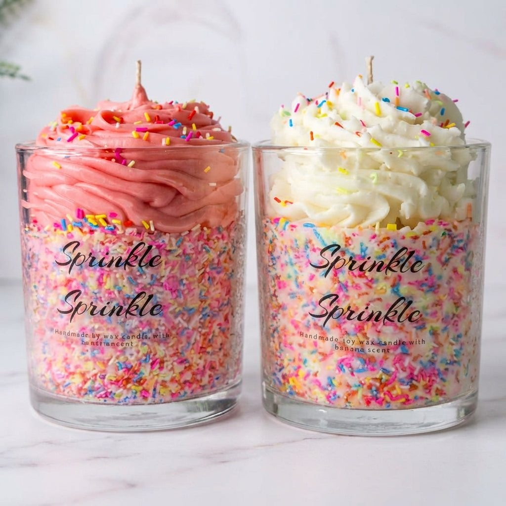 Sprinkle Candle: Enhance Your Space with a Unique Design